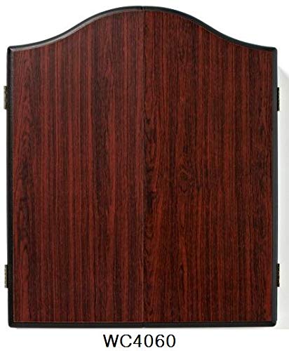 Winmau Rosewood Deluxe Dartboard Cabinet | Budweiser Scoring Panels