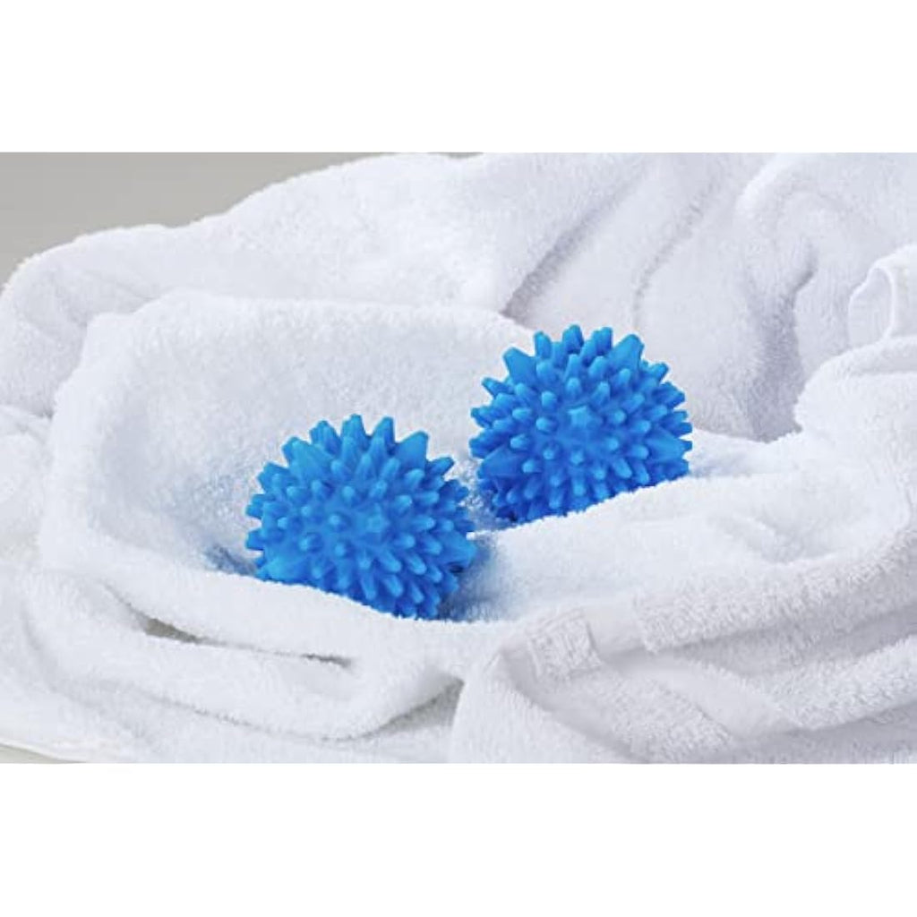 WENKO Tumble Dryer Balls - Blue Plastic Laundry Accessories - 2 Pack