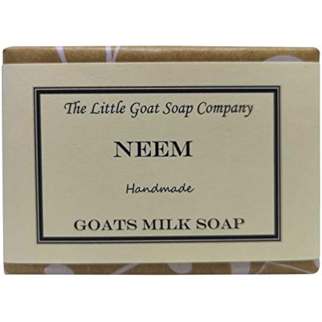 Neem Goats Milk Soap by Little Goat Soap Co – Handmade 4 x 100g Pack