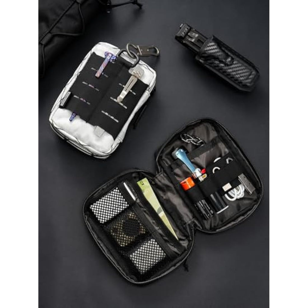 Tactical Geek MOLLE EDC Waist Pouch – Nylon Utility Tool Organizer Bag