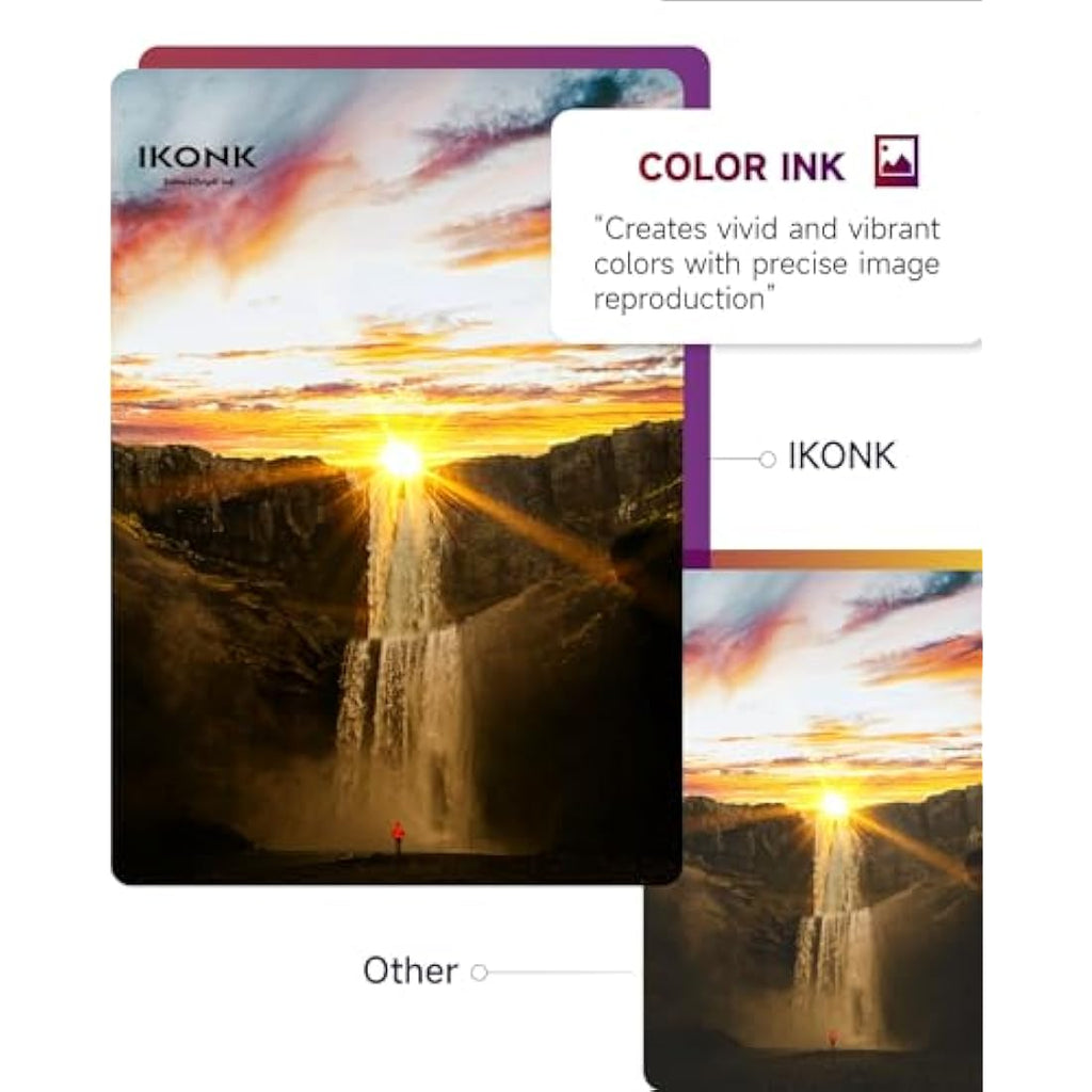 IKONK PG-540XL CL-541XL Ink Cartridges for Canon PIXMA TS5150 MG3650s | 2-Pack