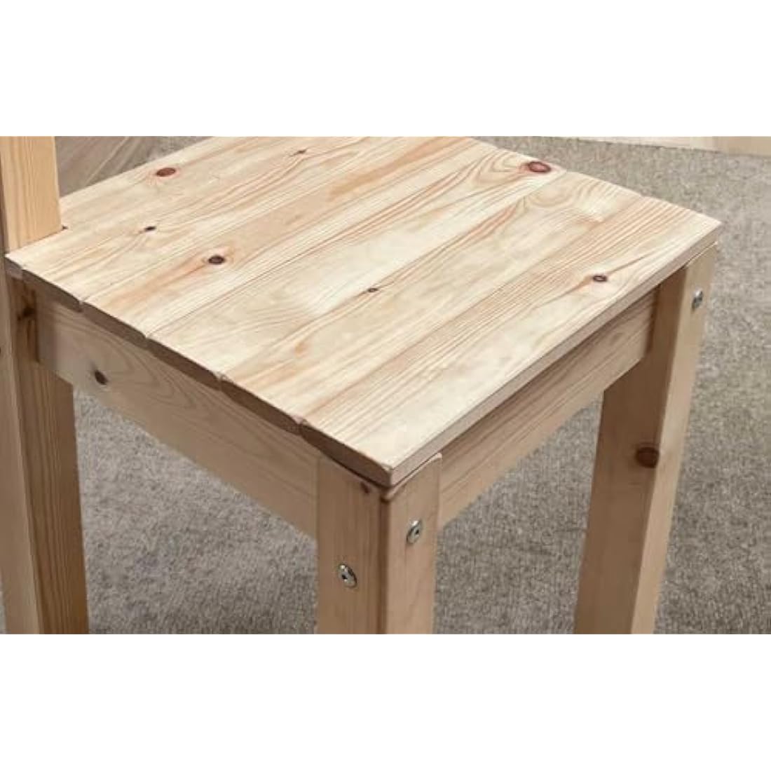 Atlas Heavy Duty Solid Pine Dining Chair – Unfinished Wood