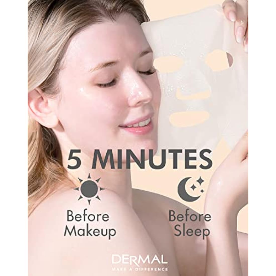 Dermal Collagen Essence Facial Mask Sheet - 39 Combo Pack Korean Skincare