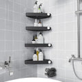 Sotfamily Corner Shower Caddy - 4 Pack No-Drill Adhesive Bathroom Shelf