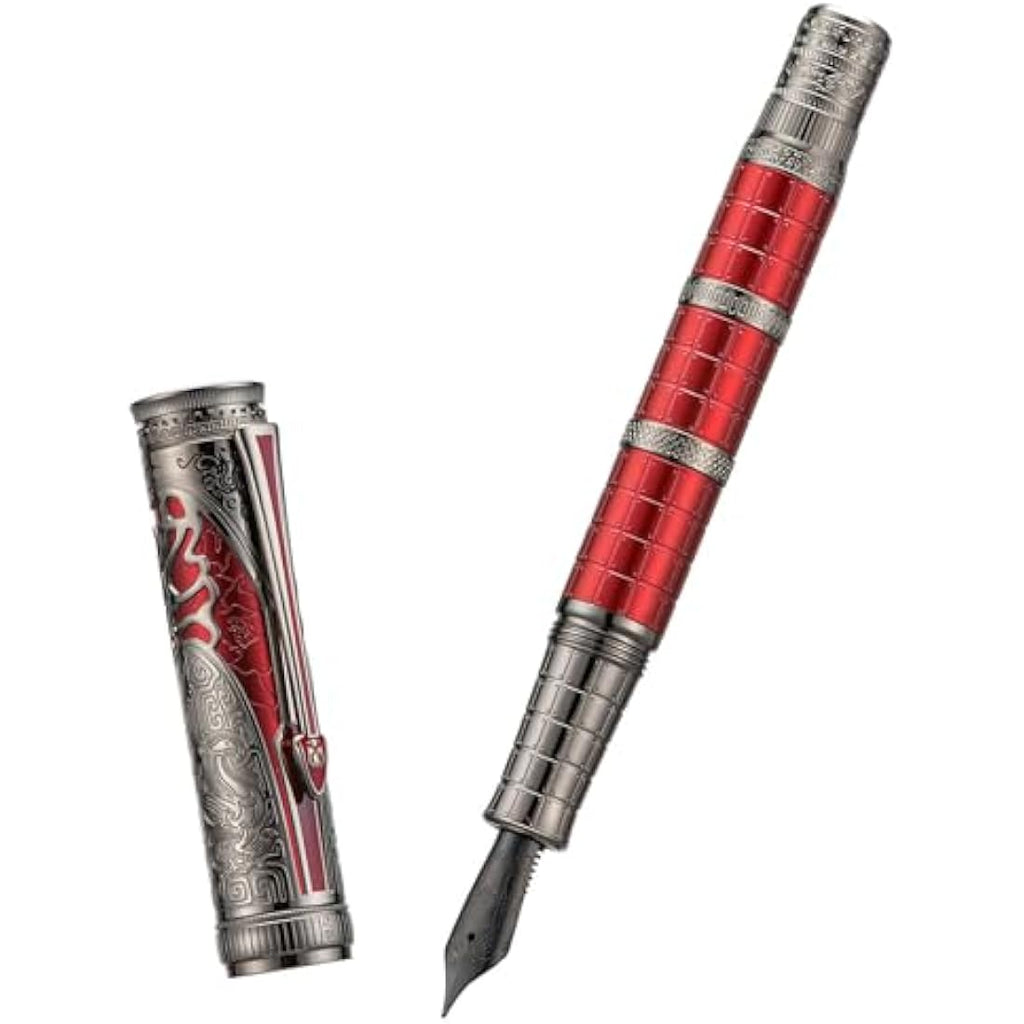 Hongdian D5X Fountain Pen – Qin Dynasty Retro Engraved EF Nib Set