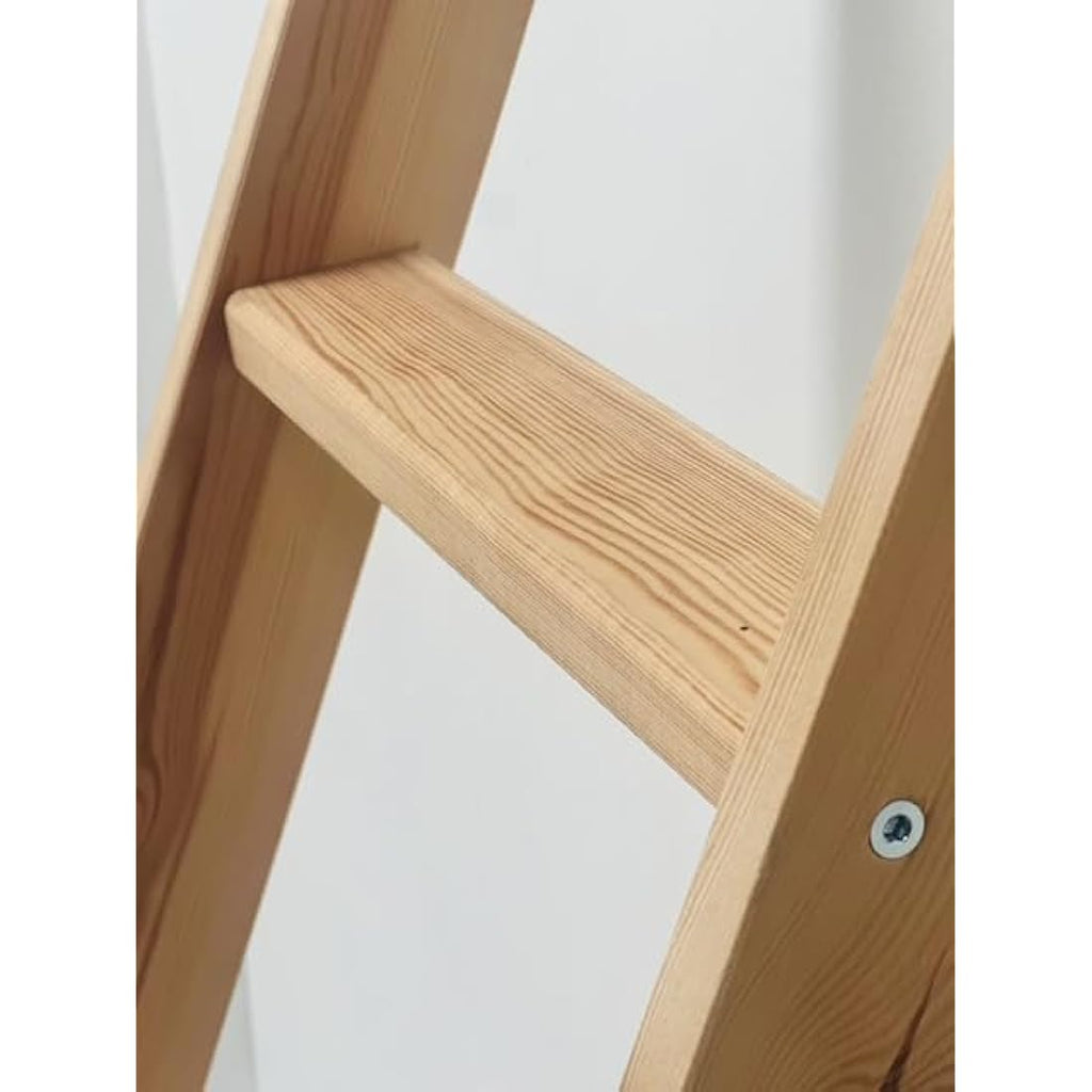 Strictly Beds & Bunks Solid Pine Midi Sleeper Cabin Bed Hook Ladder