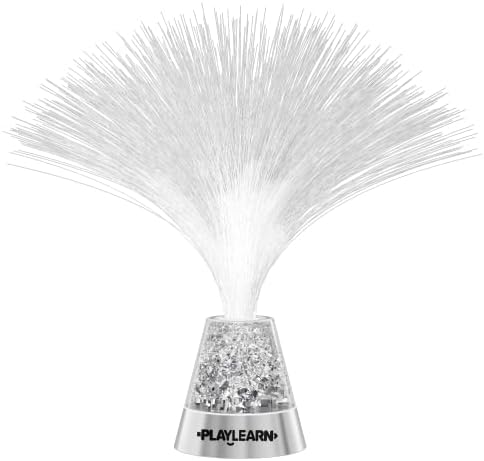 Playlearn Fibre Optic Colour Changing Lamp – Crystal Base Mood Light