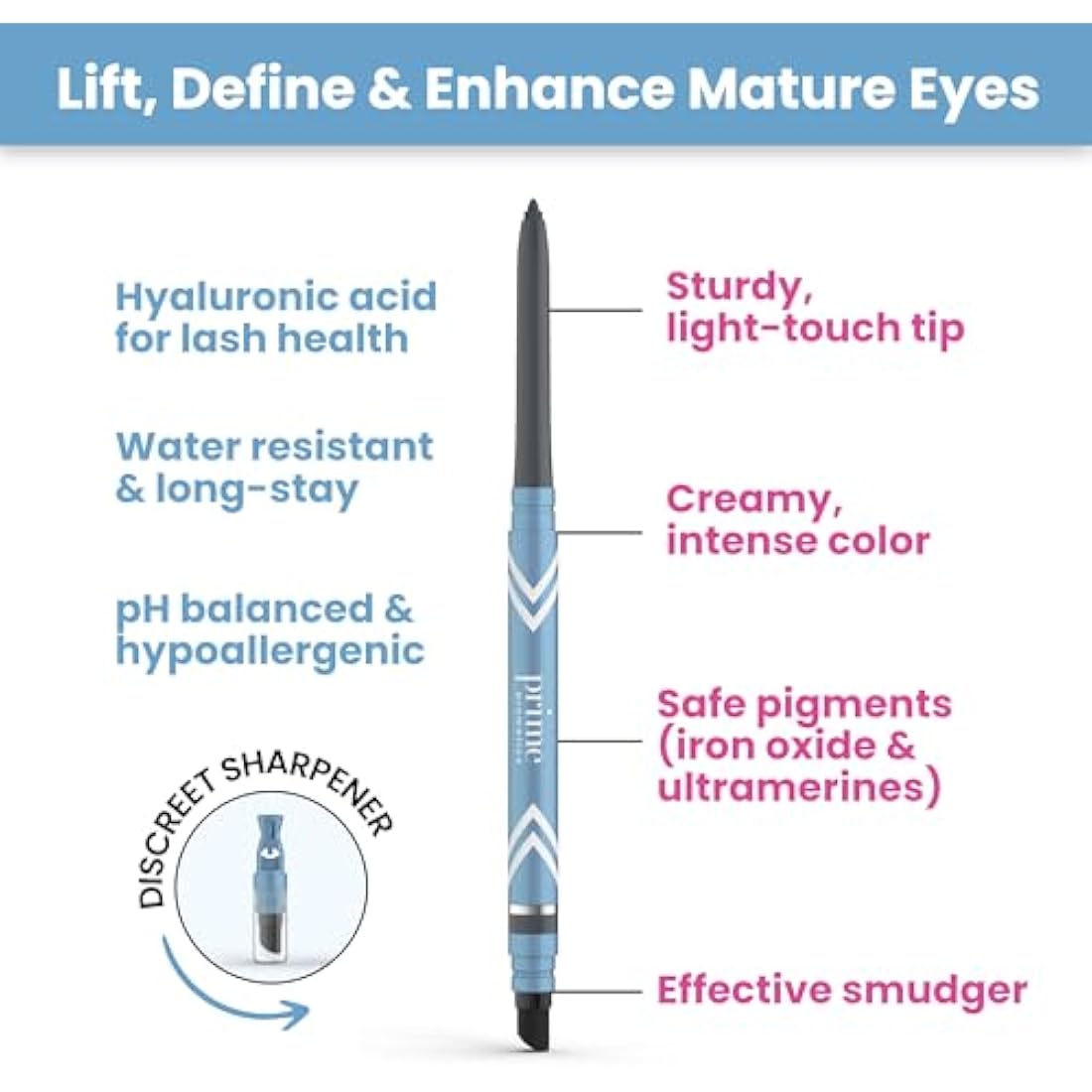 Prime Prometics PrimeEyes Glide Eyeliner – Gel Cream Sapphire Blue
