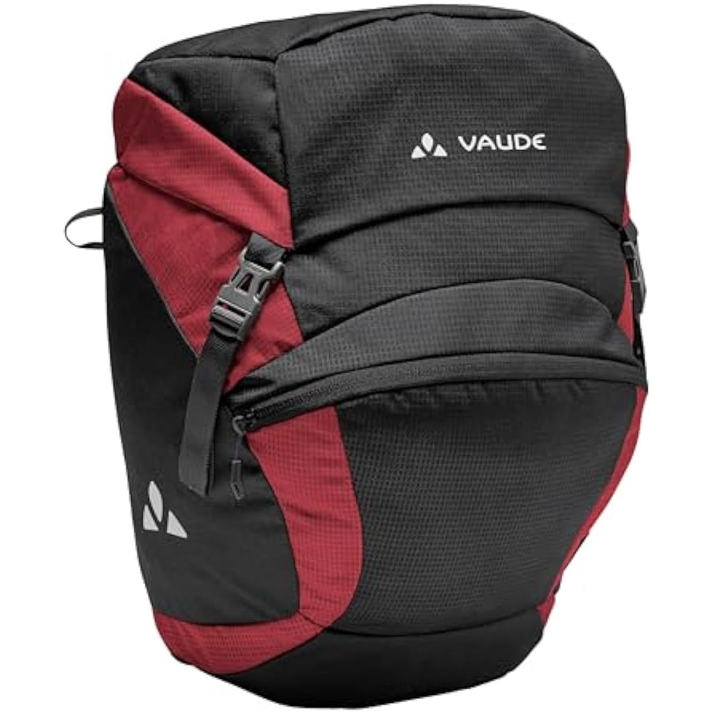 VAUDE Front Bike Bag Set – 16L Waterproof Panniers with QMR 2.0