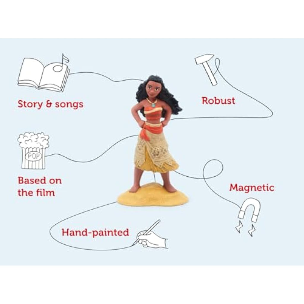 tonies Disney Moana Audio Character for Toniebox - Story and Songs