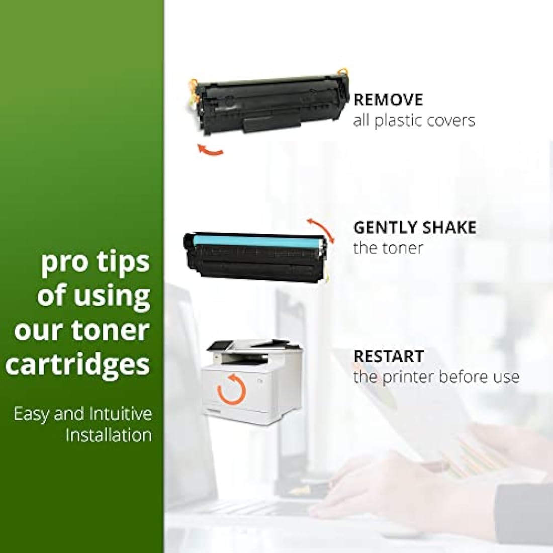 Printing Pleasure 2-Pack Compatible Toner for HP CE505A & Canon 719