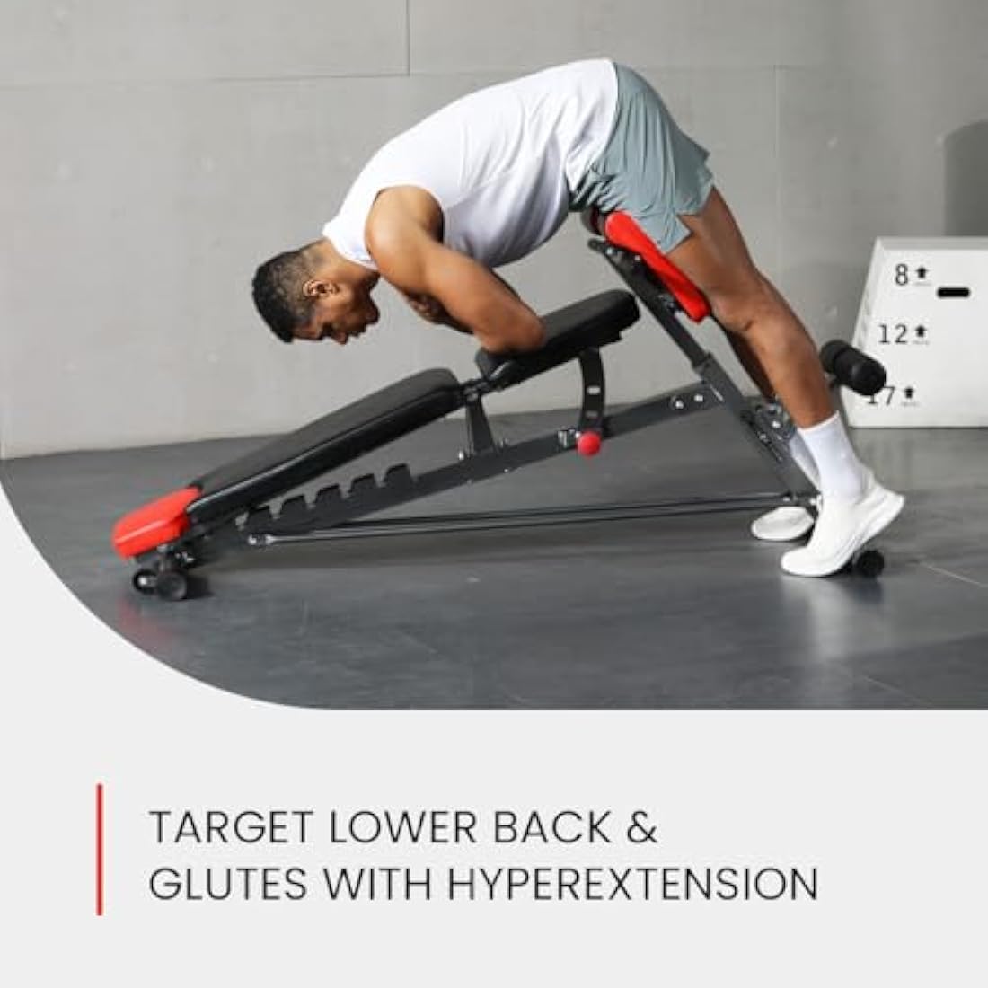 Finer Form Multi-Functional FID Weight Bench - 1000lb Adjustable Home Gym