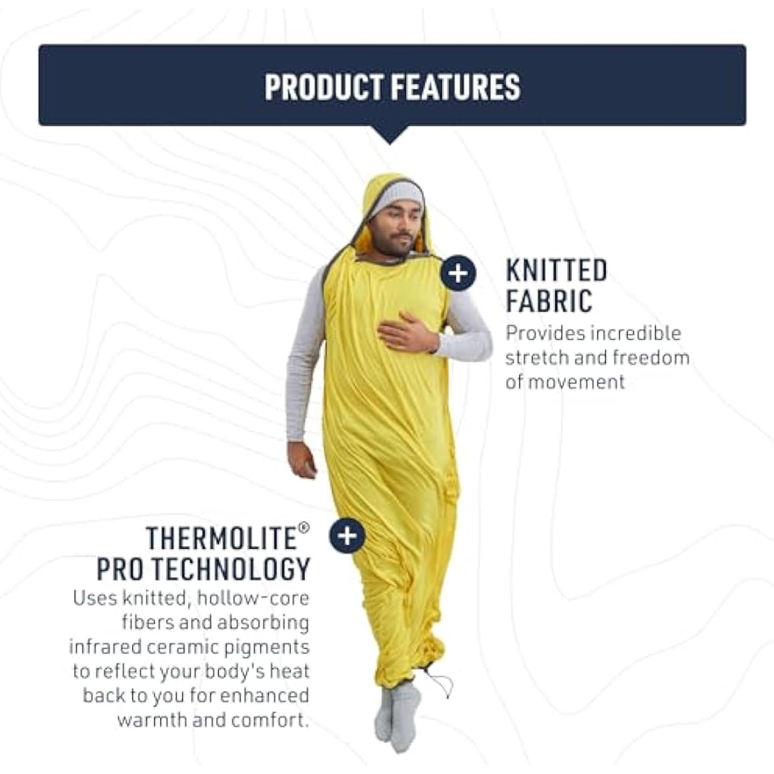 Sea to Summit Reactor Thermal Mummy Sleeping Bag Liner – Thermolite