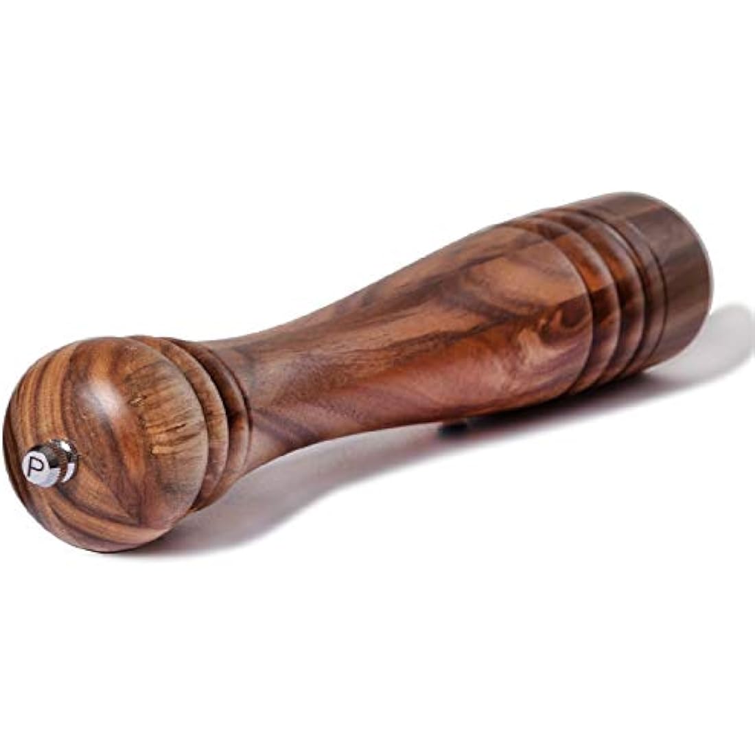 DeroTeno Acacia Wood Pepper Mill - 30cm Adjustable Ceramic Grinder