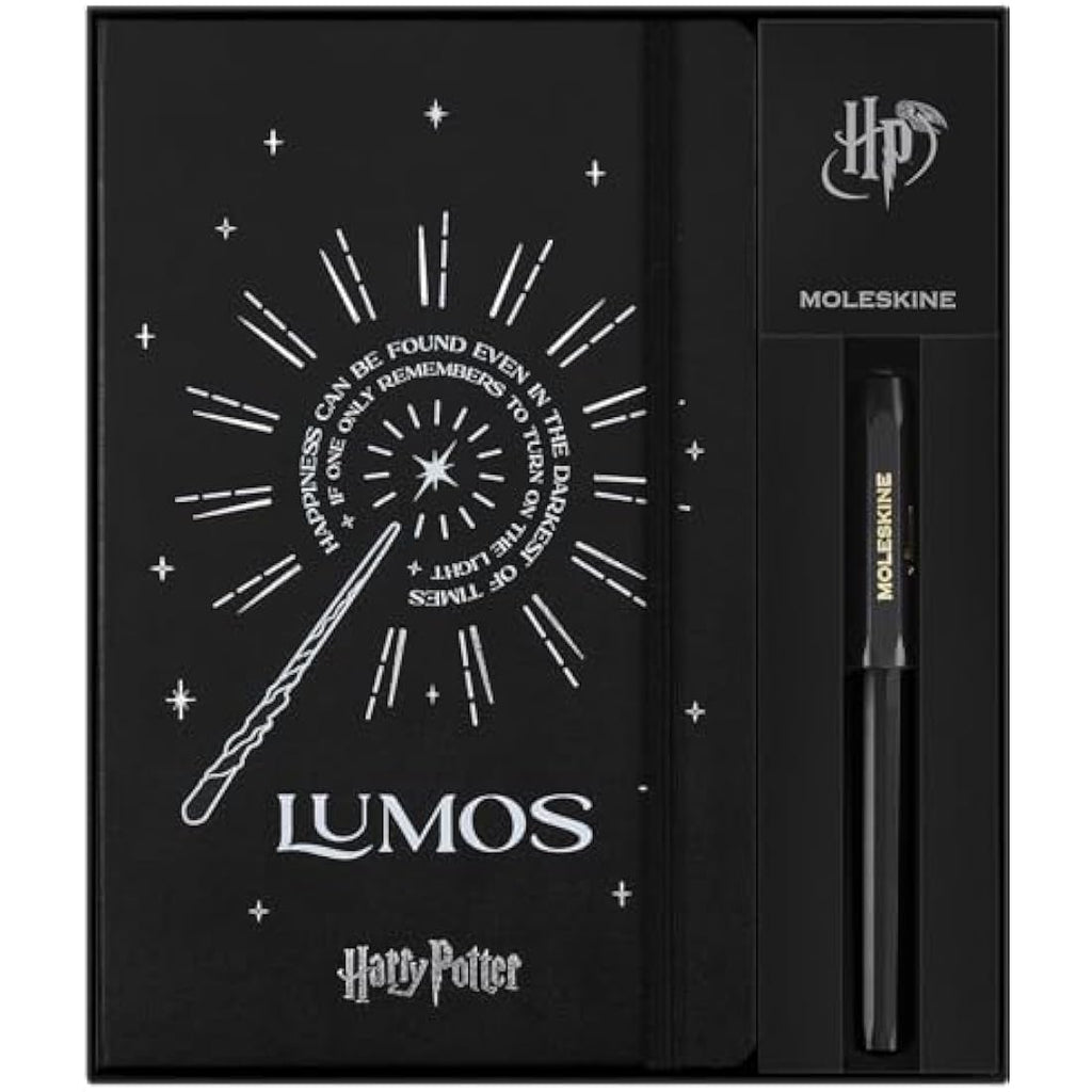 Moleskine Harry Potter Spells Gift Set | Kaweco Pen & Ruled Notebook