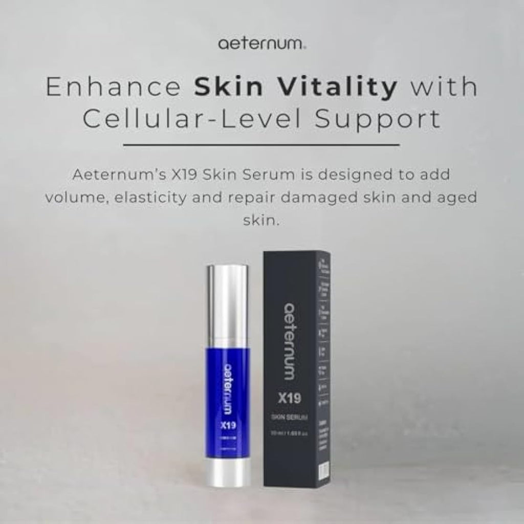 Aeternum X19 Hyaluronic Acid Face Serum with Copper Peptide & Niacinamide