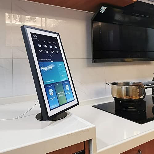 ATOPHK Aluminum Swivel and Tilt Stand for Echo Show 15 – Black
