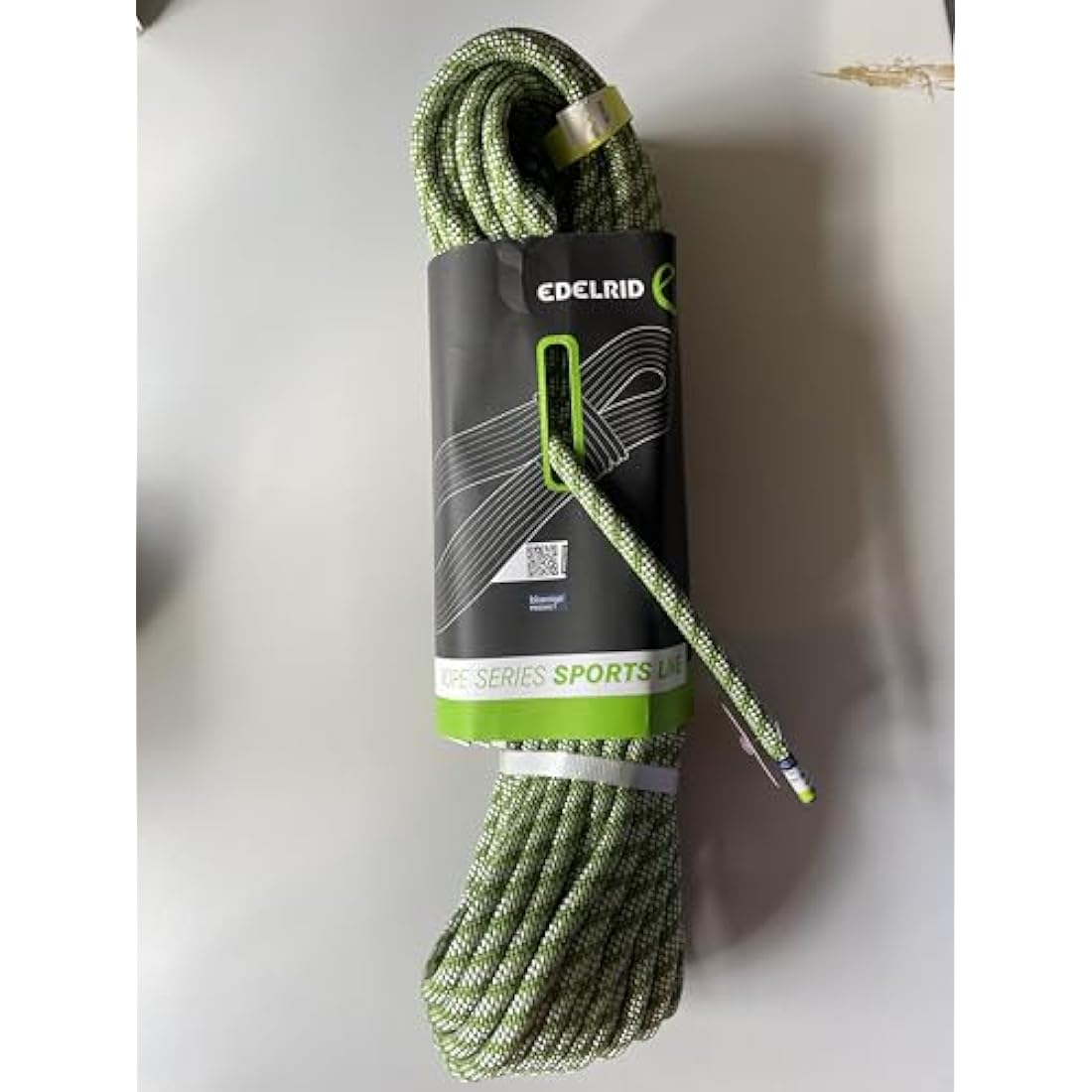 Edelrid On Sight 9.8mm Dynamic Single Climbing Rope – Green, 40m
