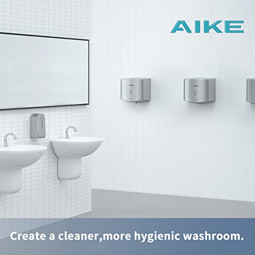 AIKE AK2630S Automatic Hand Dryer | High Speed 1400W Silver ABS