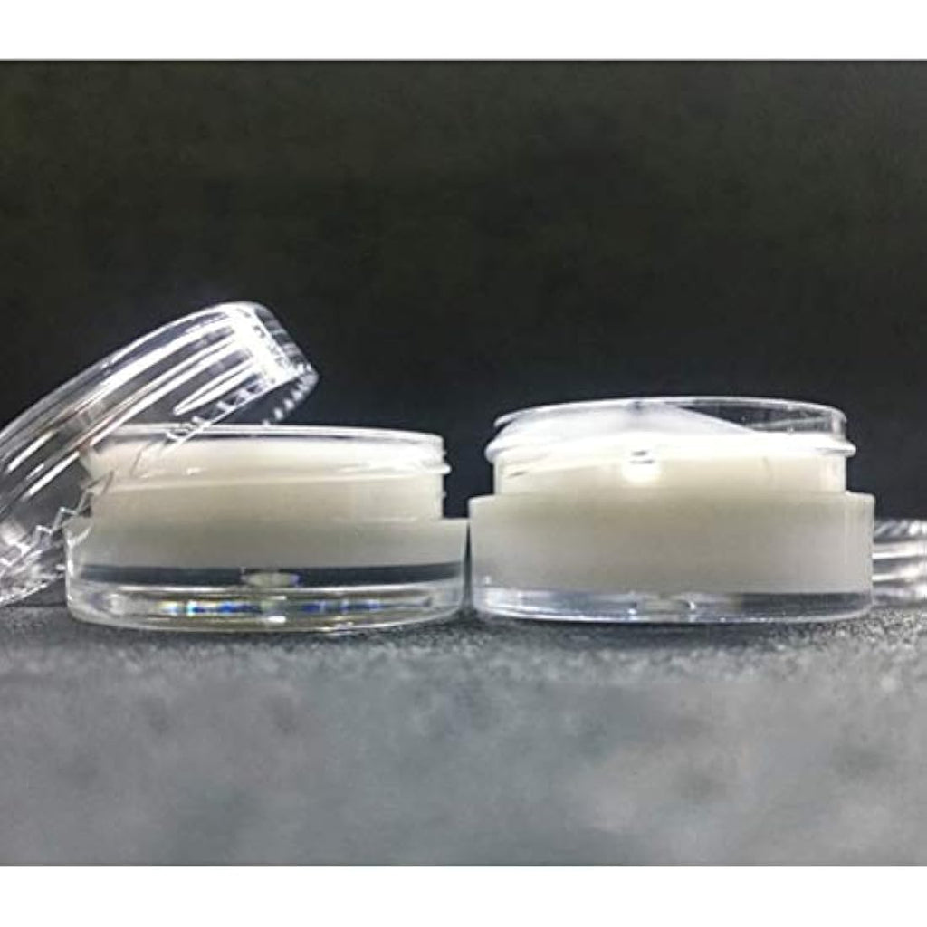 kuou 50 Pcs Empty Cosmetic Jars – 5ml Clear Plastic Sample Containers