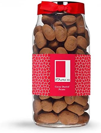 Rita Farhi Cocoa Dusted Milk Chocolate Caramelised Pecans Gift Jar 690g