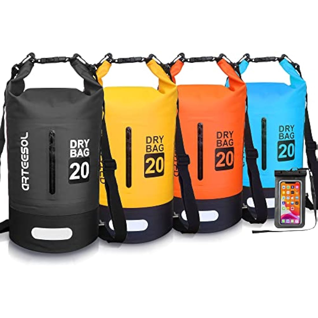 Arteesol Waterproof Dry Bag | 5L-30L Storage for Kayaking & Boating