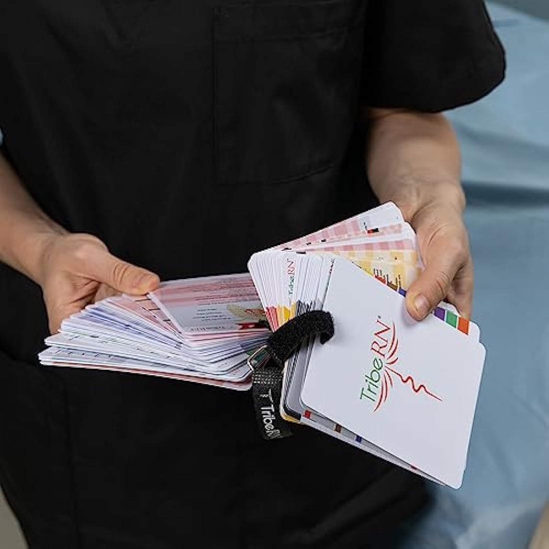 Tribe RN PocketGuru Nurse Reference Cards – 85 Scrub Pocket Study Guides