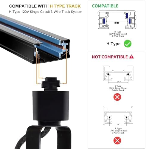 Bravsekai 6-Light LED Track Lighting Kit | Dimmable GU10 Natural White