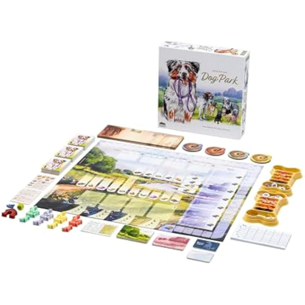 Dog Park Strategy Board Game by Birdwood Games | Family Dog Walking Game