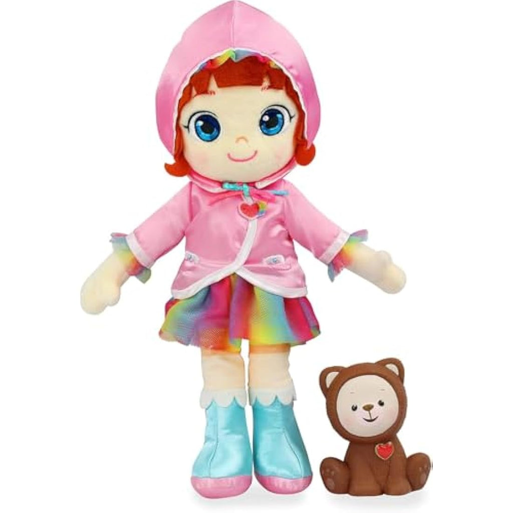 Rainbow Ruby My First Doll – Soft Fabric Plush with Choco Figure