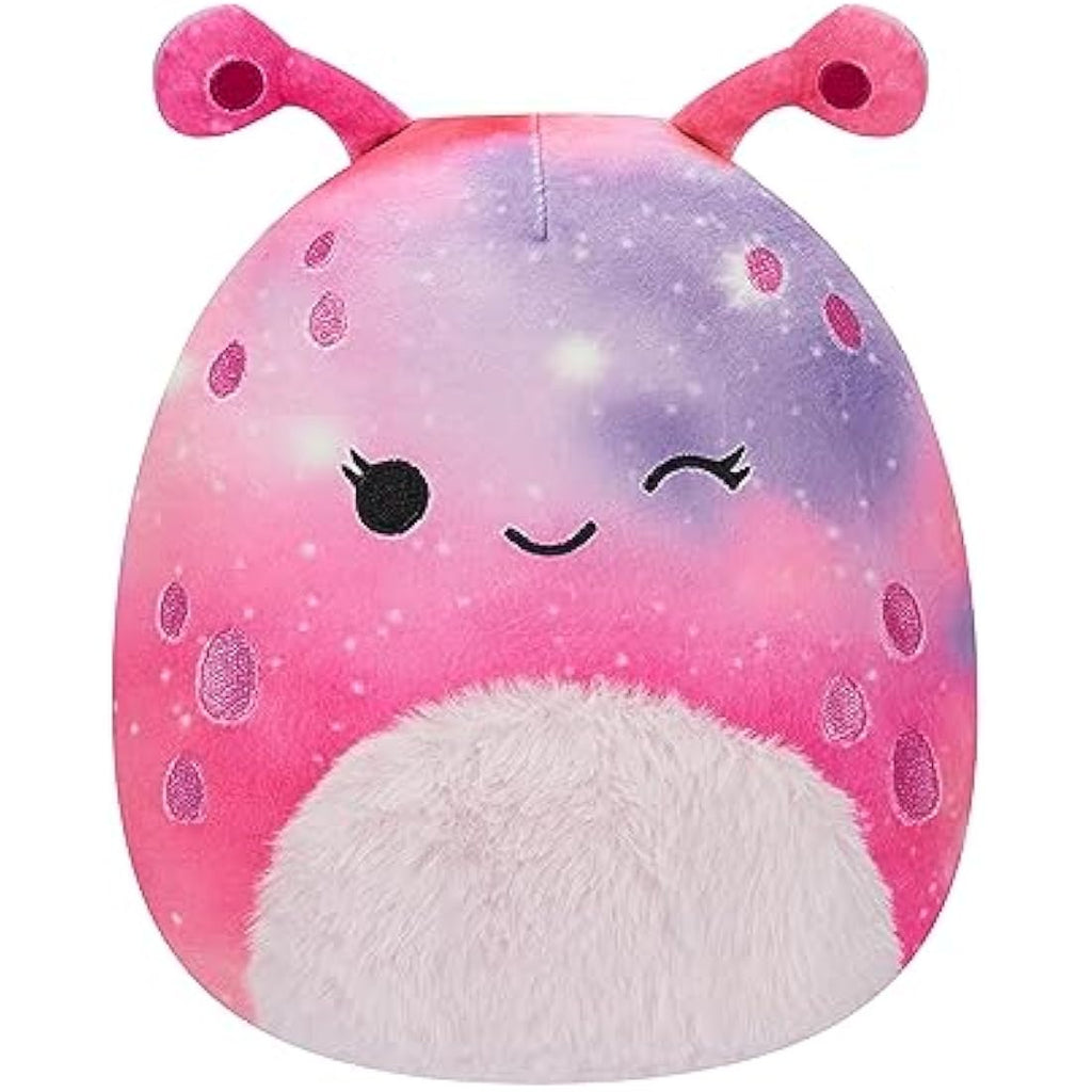 Squishmallows Loraly Winking Pink and Purple Alien 7.5-Inch Plush