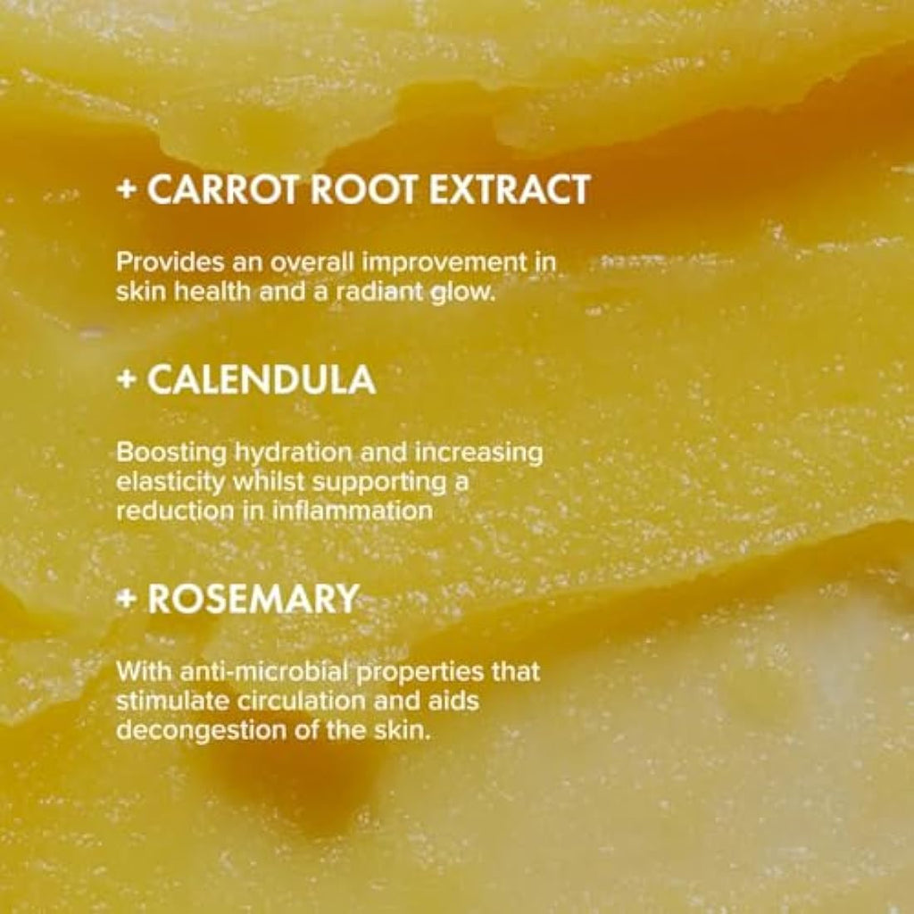 The Organic Pharmacy Carrot Butter Cleansing Balm – 99.8% Organic, 50ml