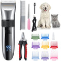 BarberBoss Cordless Dog Clippers | Waterproof Ceramic Blade Pet Trimmer