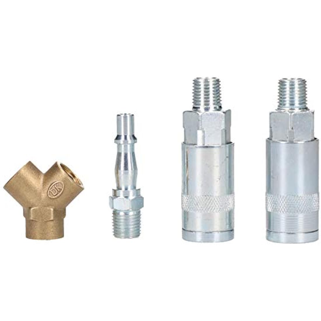 Jolof Store 3-Way Y Piece Airline Quick Release Fittings – 1/4 BSP