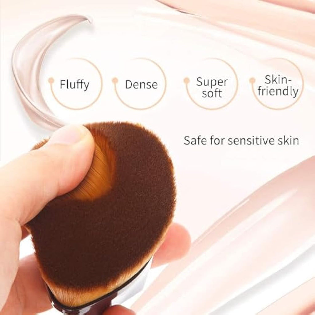 Jolof Store Kabuki Foundation Brush | Dense Soft Bristles with Case