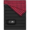 Agemore Double Flannel Sleeping Bag | Waterproof 2 Person Camping Gear