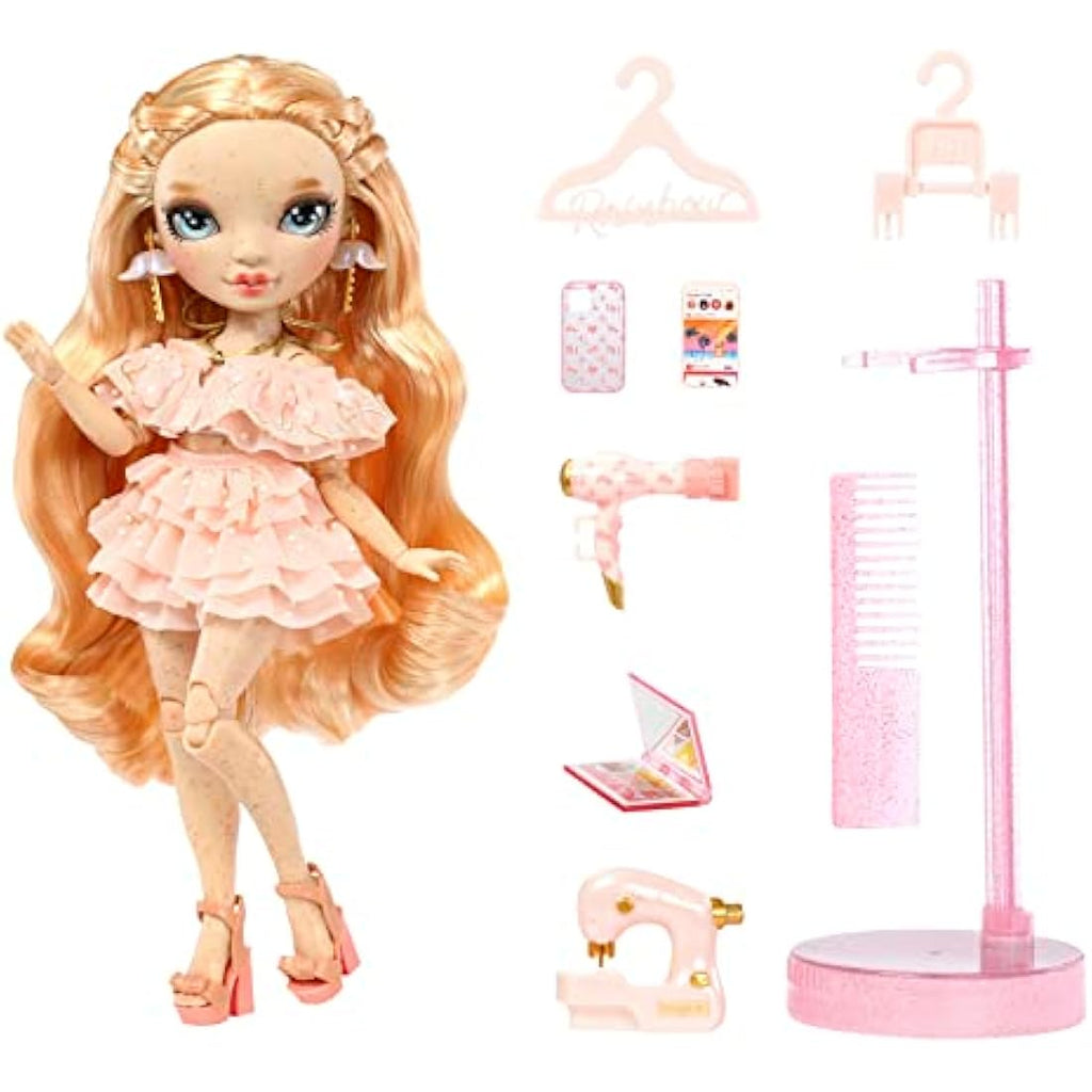 Rainbow High Victoria Whitman Fashion Doll – Light Pink with Freckles