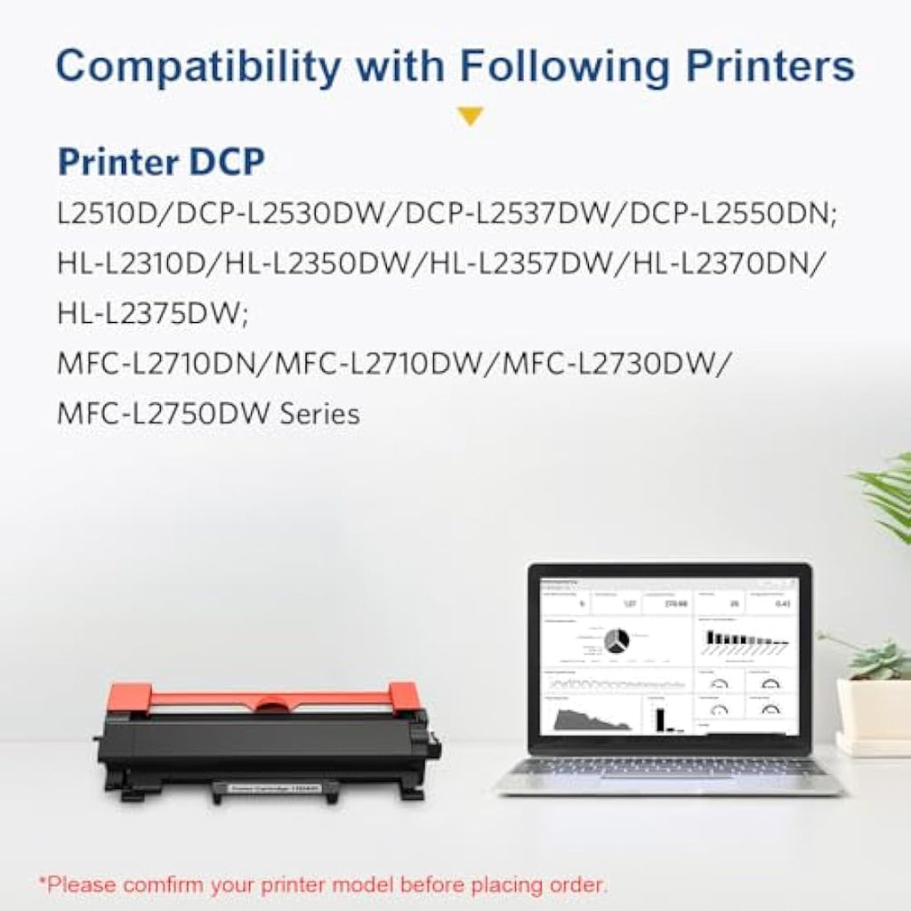 SMARTOMI TN2420 TN2410 Black Toner Cartridge for Brother Printers | 4-Pack