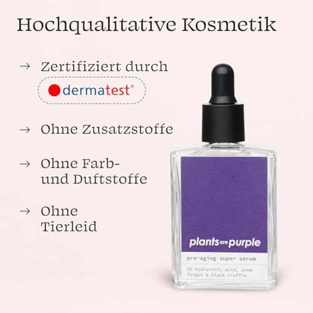 Plants Are Purple Pro-Aging Serum – Hyaluronic Acid & Vitamin C Face Serum