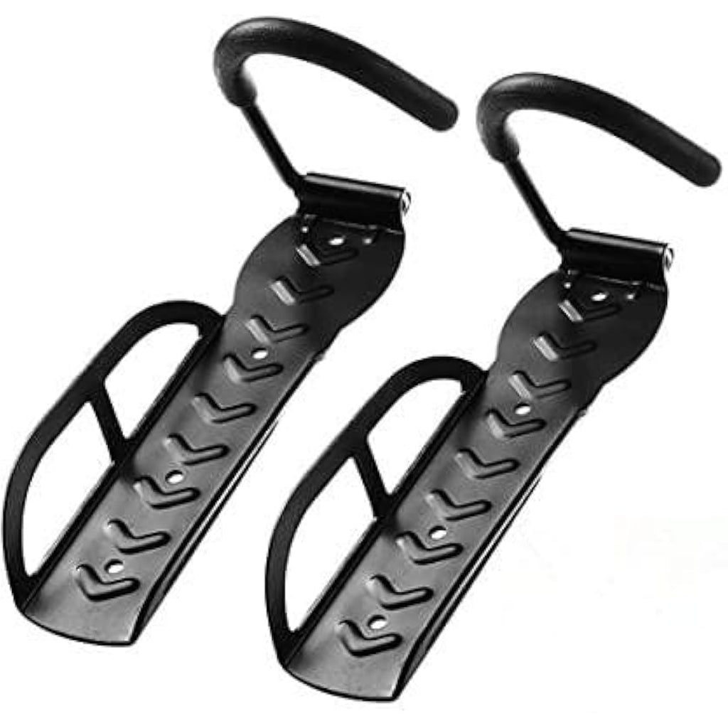 Bicycle Wall Mount Hanger – 2 Pack Steel Bike Storage Rack