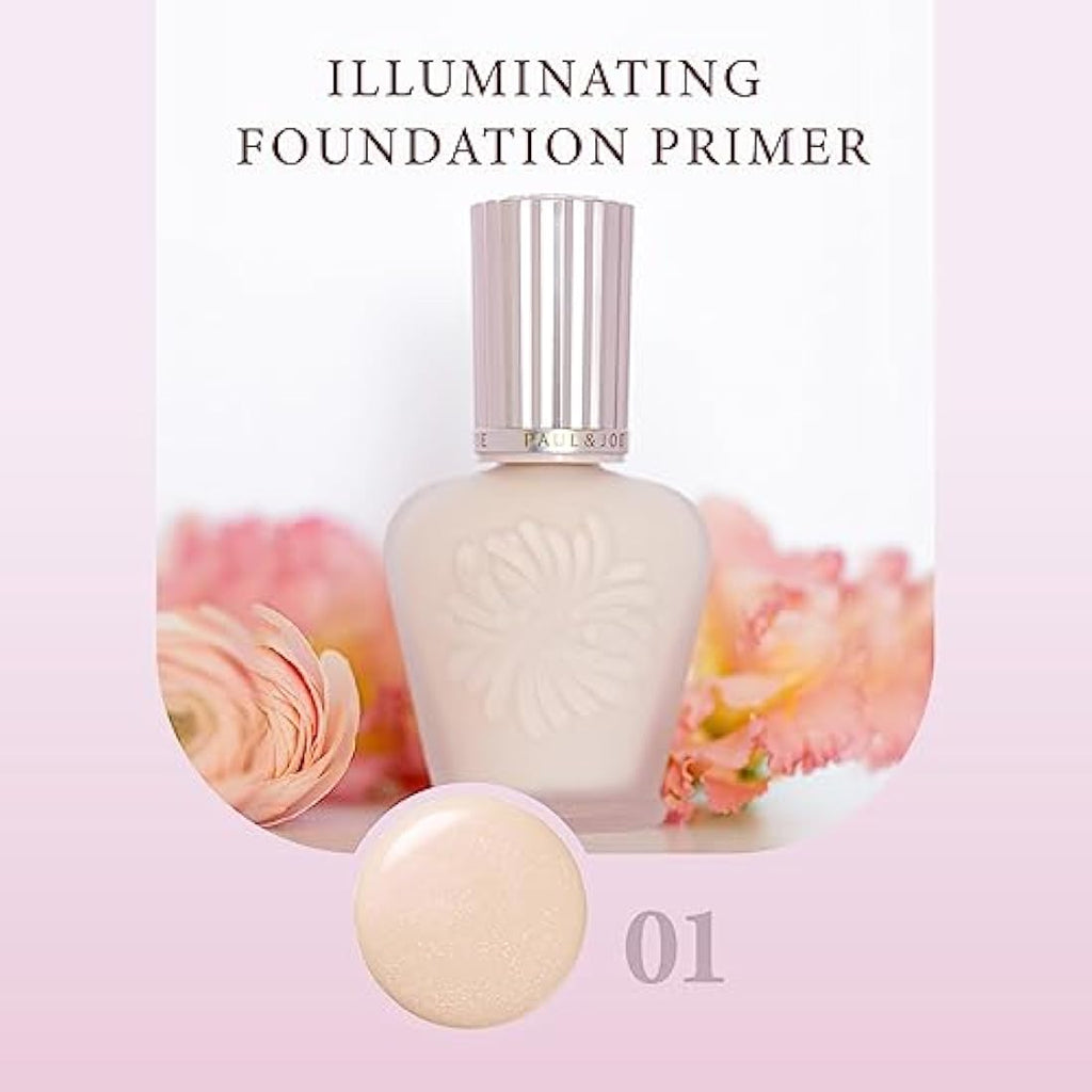 PAUL & JOE Illuminating Foundation Primer - 01 Lavender Pearl (30ml)