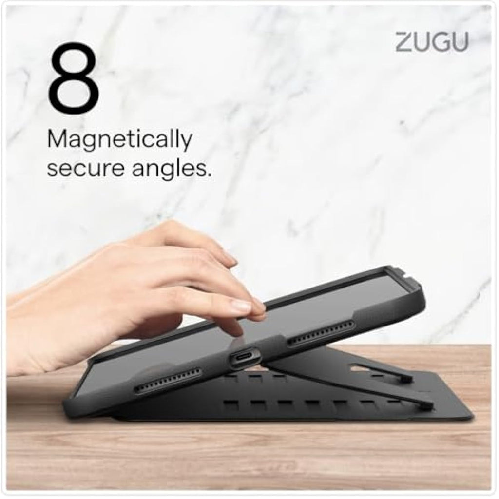 ZUGU iPad Air 11 M3/M2 & 10.9 Case | Slim Magnetic Stand Cover - Black