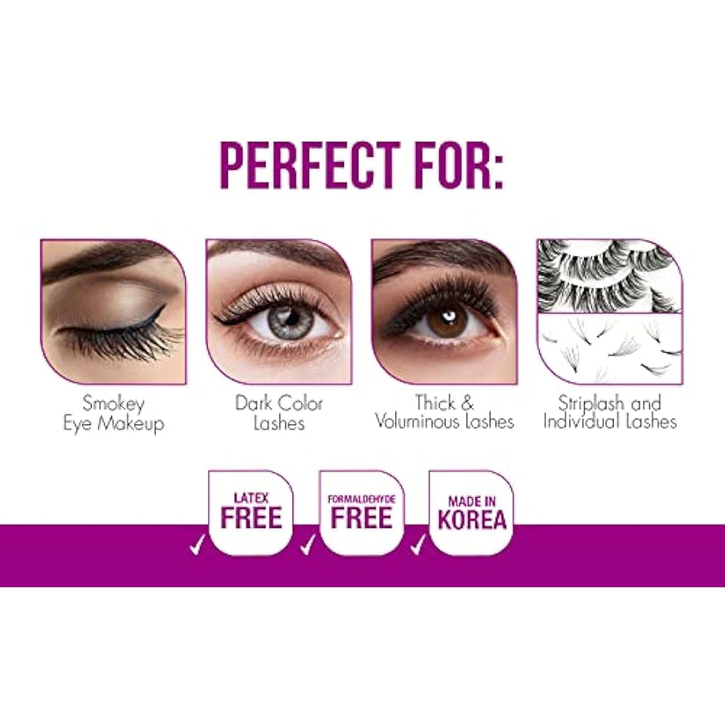 Duo Quick Set Dark Lash Glue – Latex Free Striplash Adhesive, 5g