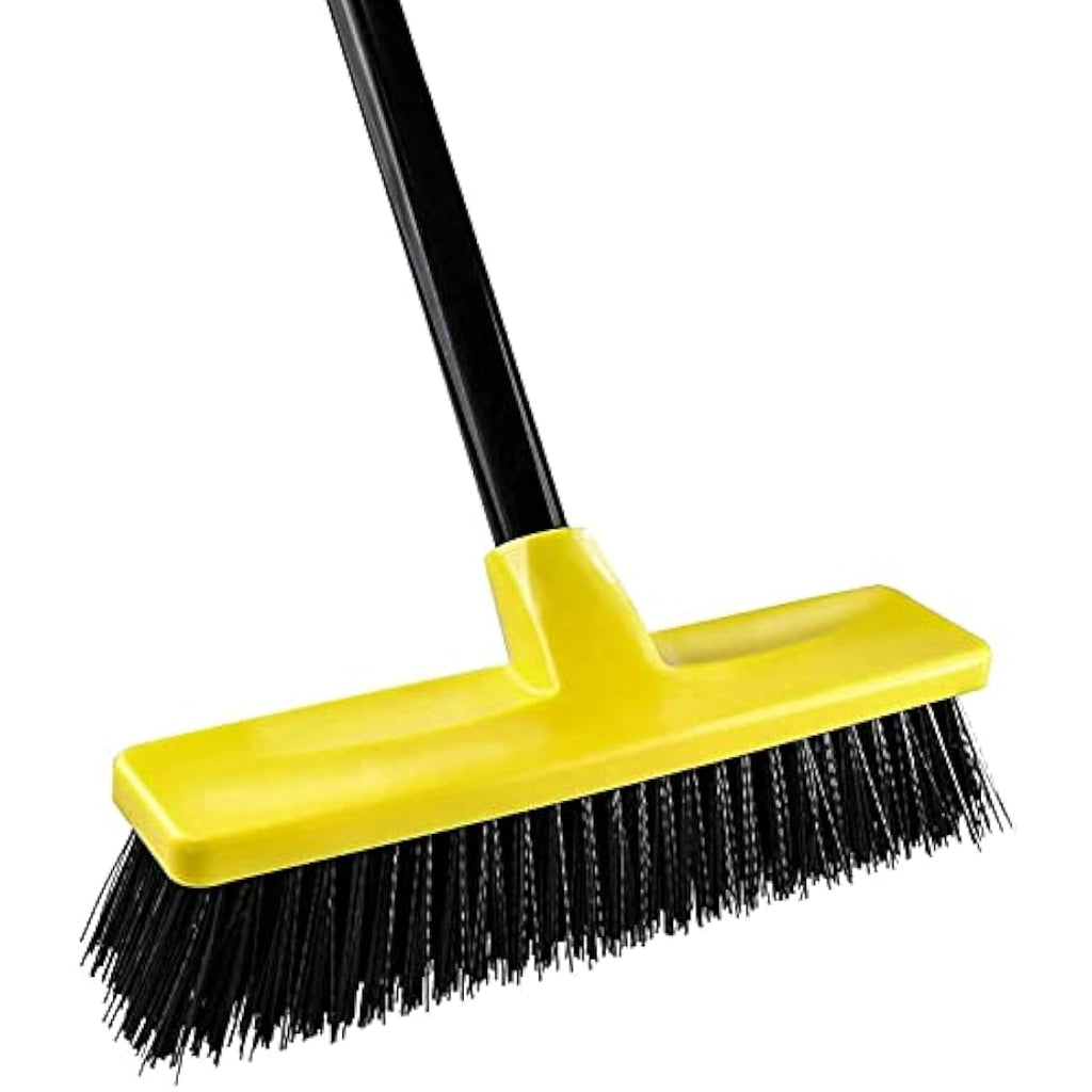 Heavy Duty Yard Brush – Stiff Bristle Outdoor Broom with 150cm Handle