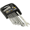 Sealey S0832 Extra-Long Metric Combination Spanner Set | 10-Piece