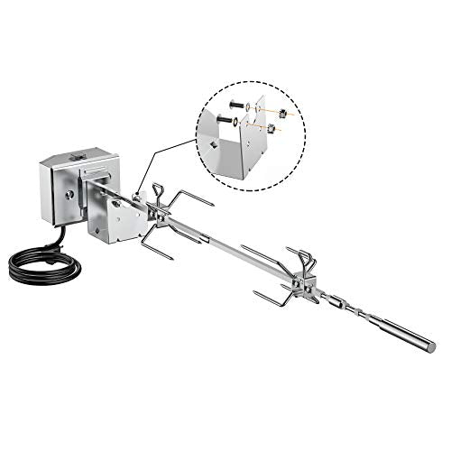 Onlyfire Stainless Steel Rotisserie Kit for Weber Spirit 200/300