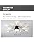 Modern Firework LED Ceiling Light – Black Semi Flush Mount