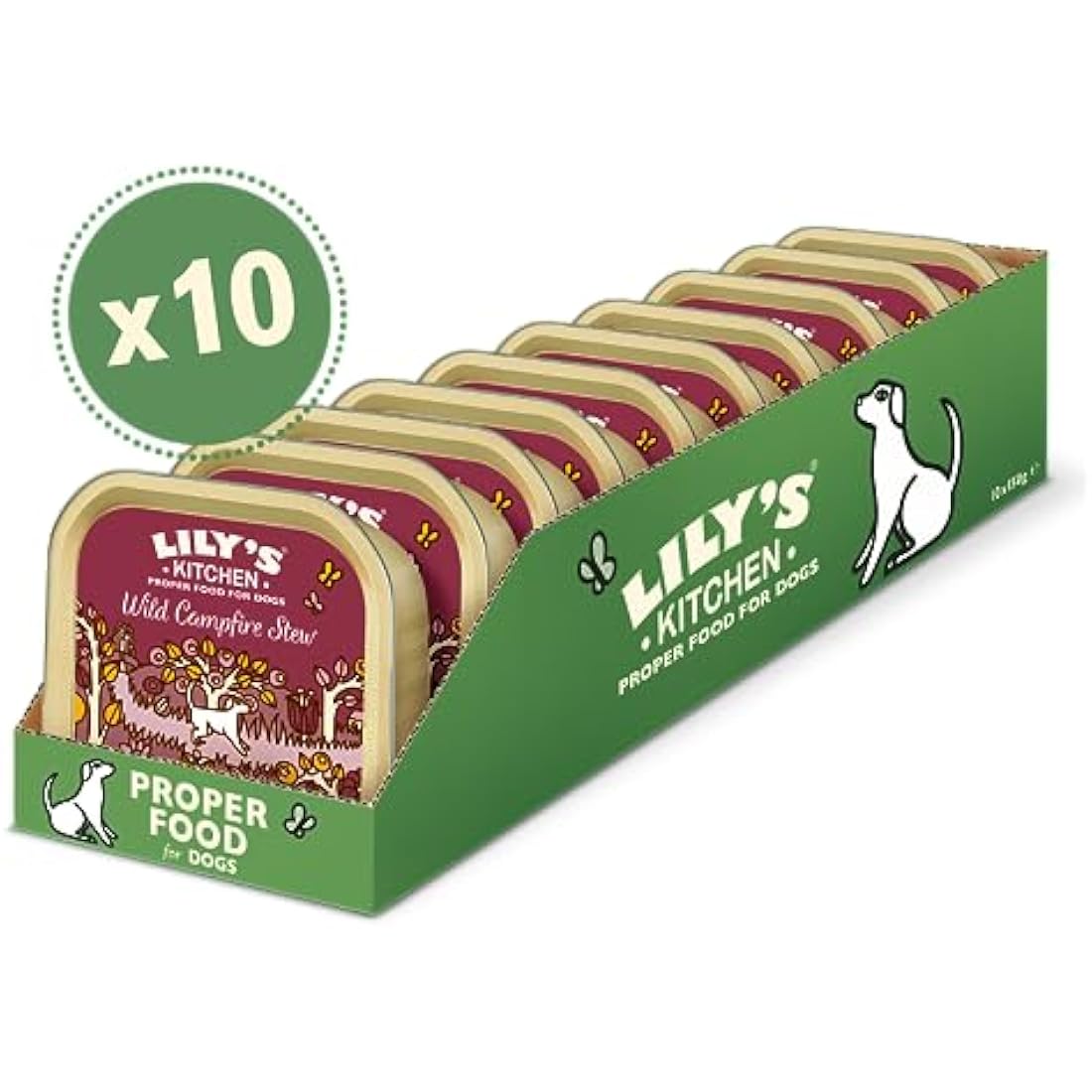 Lily's Kitchen Wild Campfire Stew Grain Free Wet Dog Food | 10 x 150g