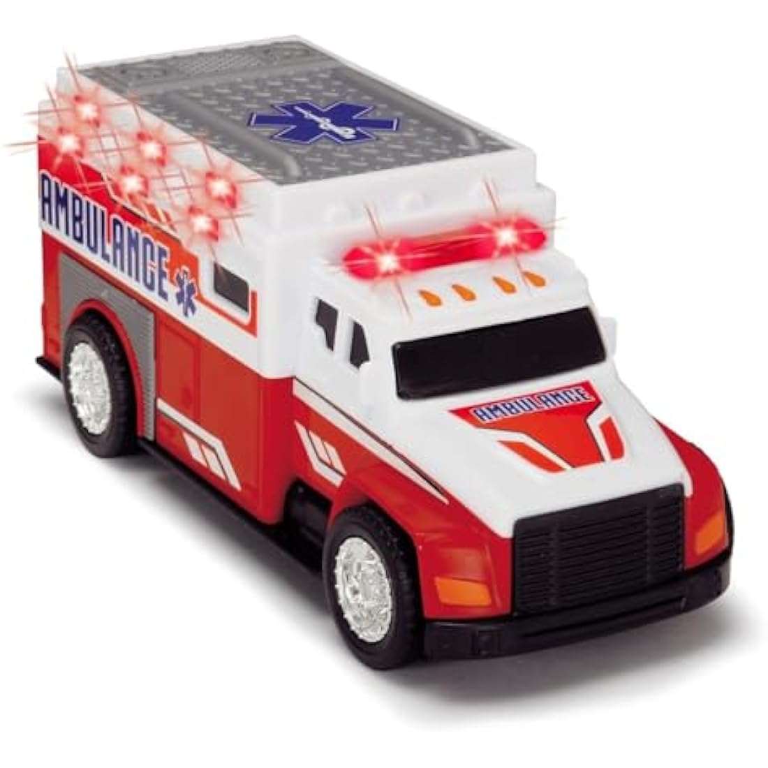 Majorette Land Rover Defender Toy Ambulance with Light and Sound - 15cm