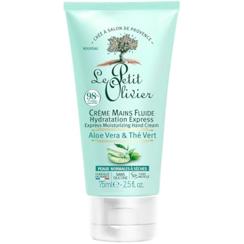 Le Petit Olivier Aloe Vera & Green Tea Moisturizing Hand Cream - 2.5 oz